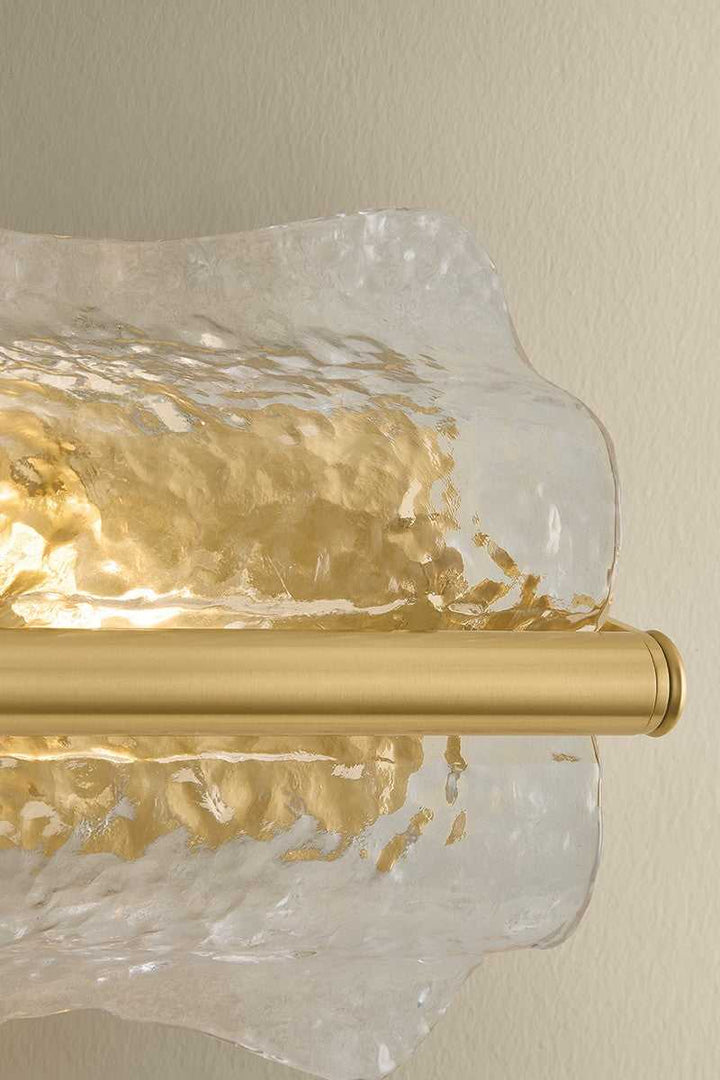 Fosterdale One Light Wall Sconce in Aged Brass Hudson Valley Canada