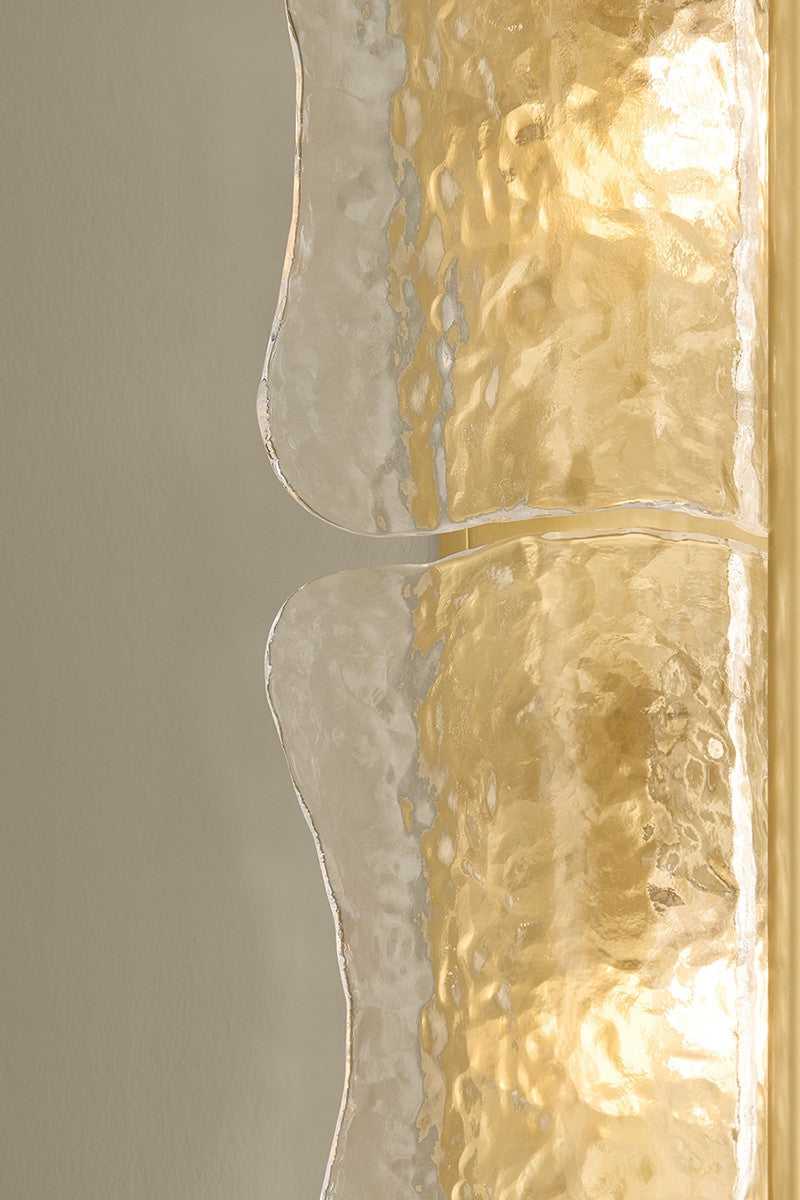 Fosterdale Four Light Wall Sconce in Aged Brass Hudson Valley Canada