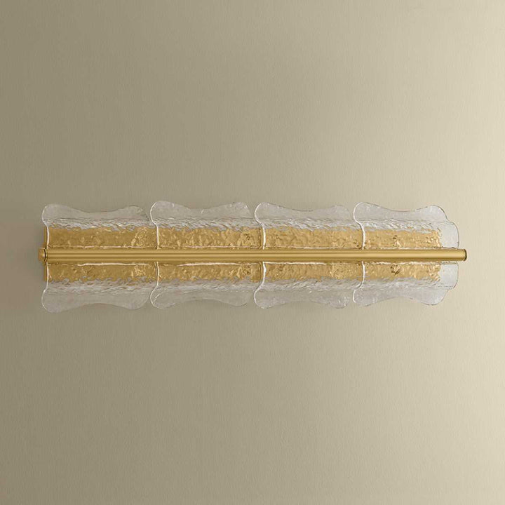 Fosterdale Four Light Wall Sconce in Aged Brass Hudson Valley Canada