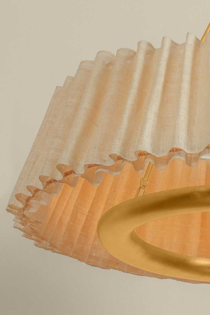 Beechford LED Chandelier in Vintage Gold Leaf Hudson Valley Canada