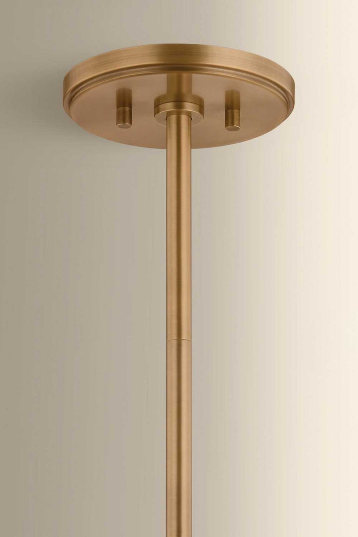 West Hill One Light Pendant in Patina Brass Hudson Valley Canada