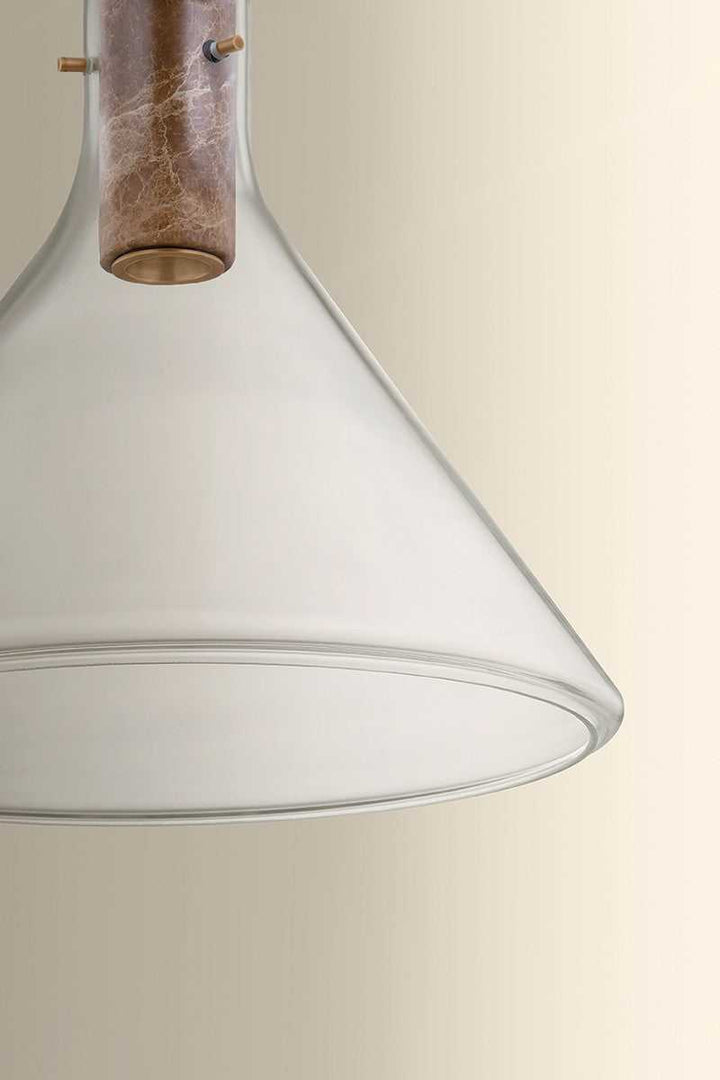 West Hill One Light Pendant in Patina Brass Hudson Valley Canada