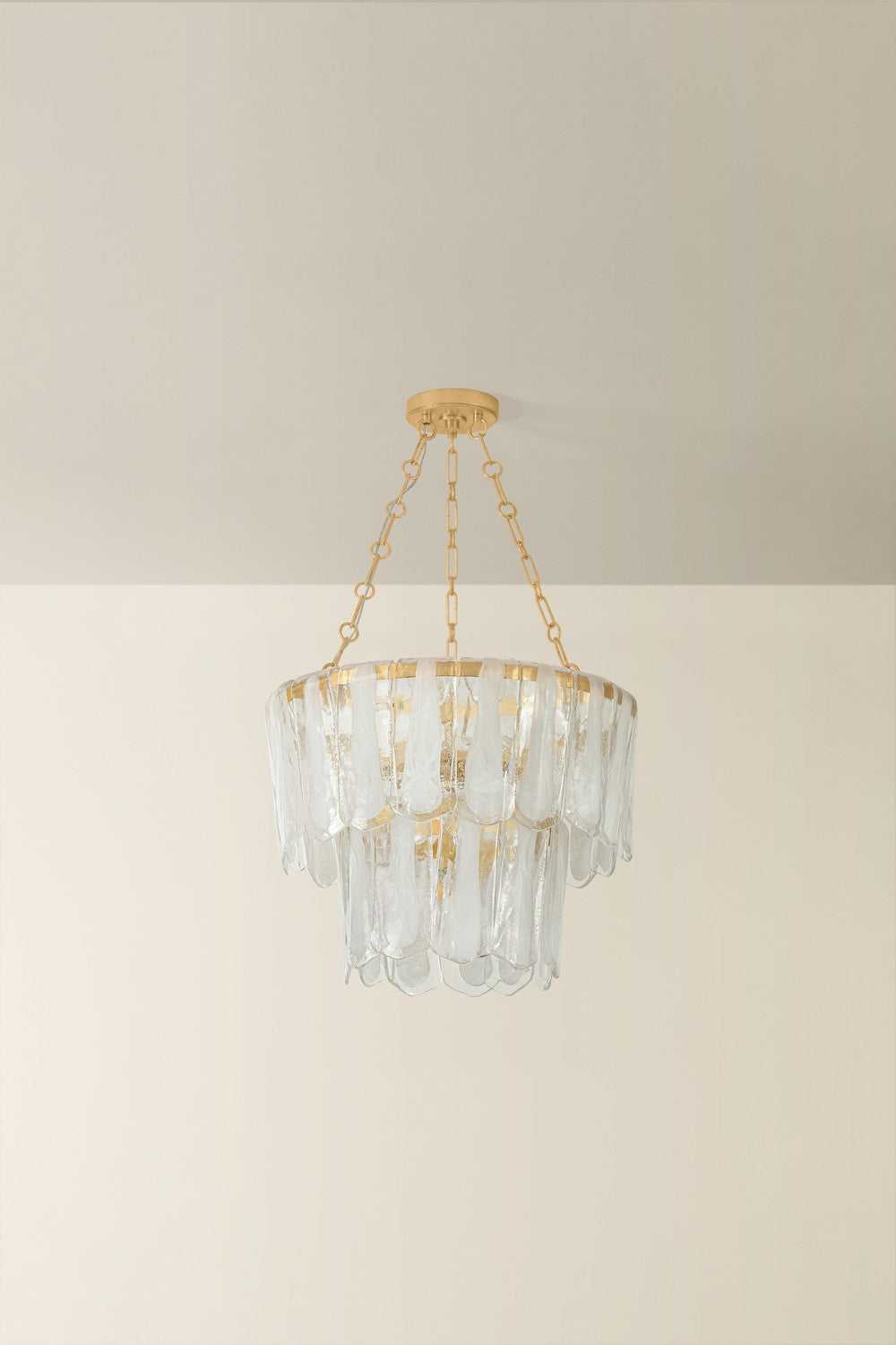 Tappan Five Light Chandelier in Vintage Gold Leaf Hudson Valley Canada