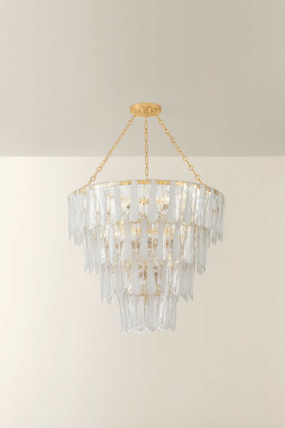 Tappan 21 Light Chandelier in Vintage Gold Leaf Hudson Valley Canada