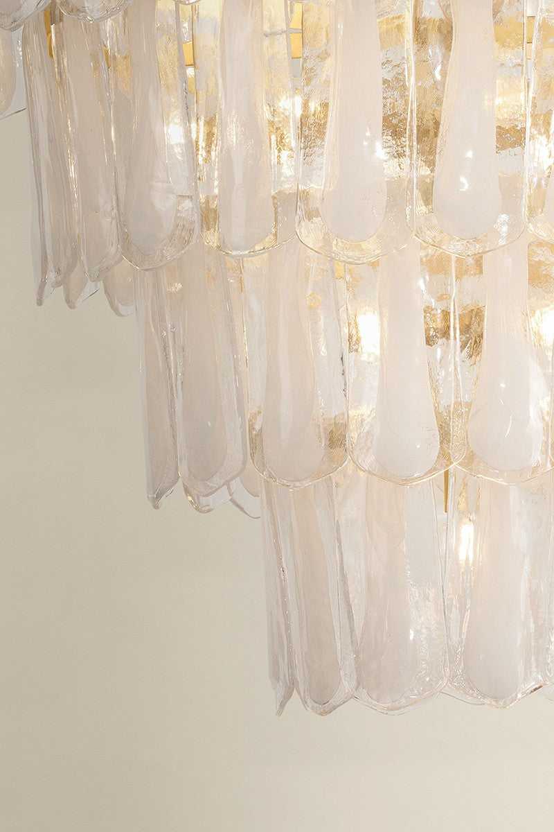 Tappan 21 Light Chandelier in Vintage Gold Leaf Hudson Valley Canada