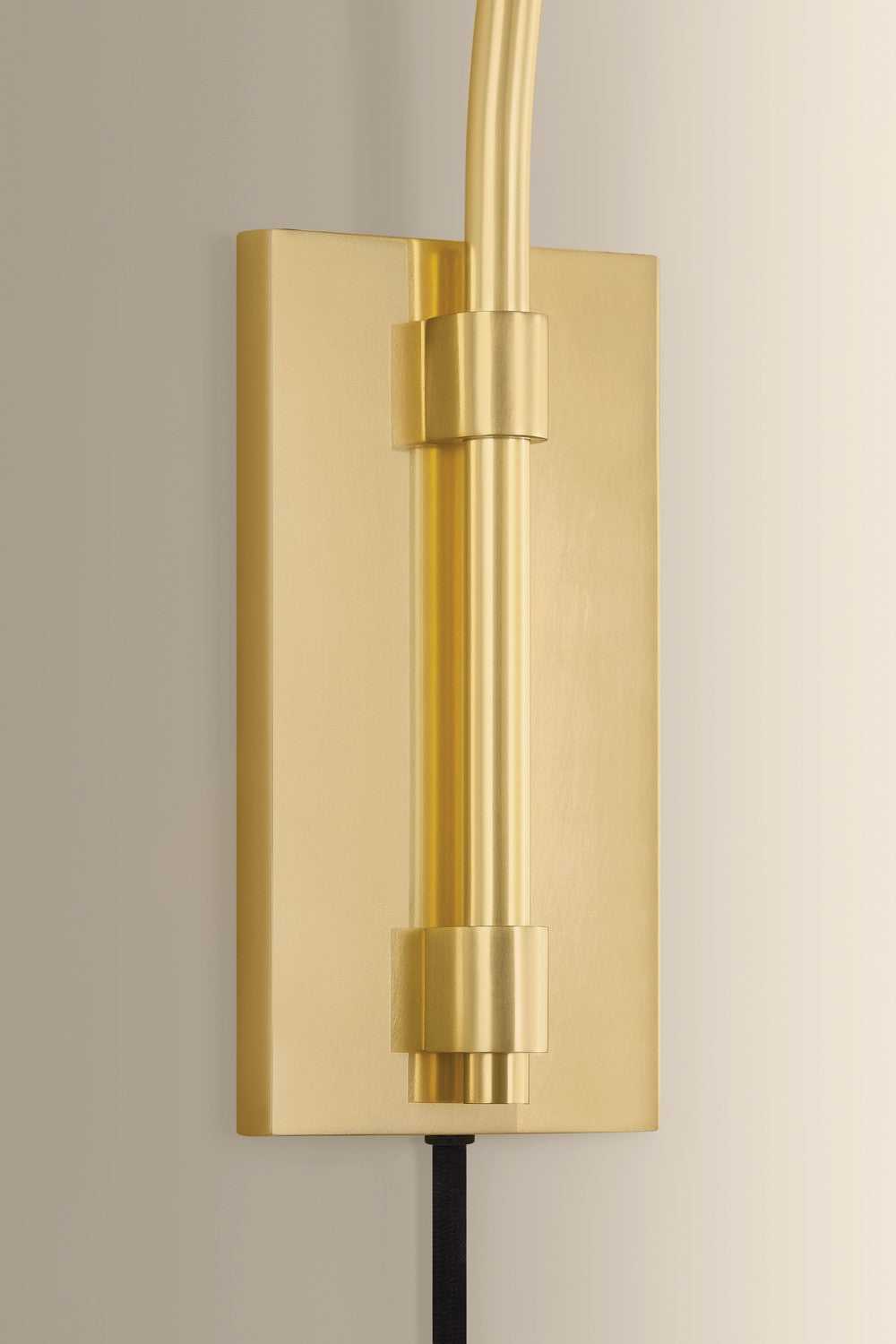 Sylva One Light Wall Sconce in Aged Brass Hudson Valley Canada