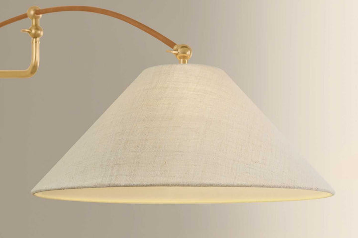 Sylva One Light Wall Sconce in Aged Brass Hudson Valley Canada
