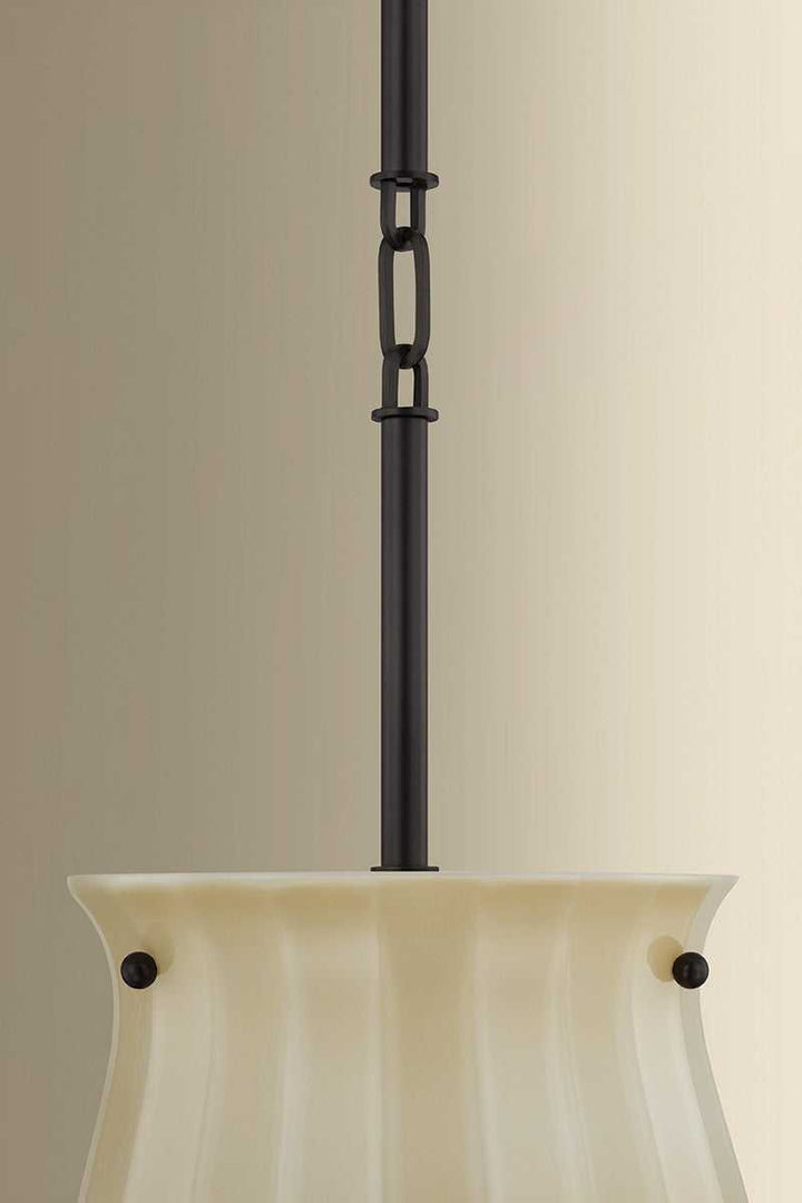 Nevins One Light Pendant in Distressed Bronze Hudson Valley Canada