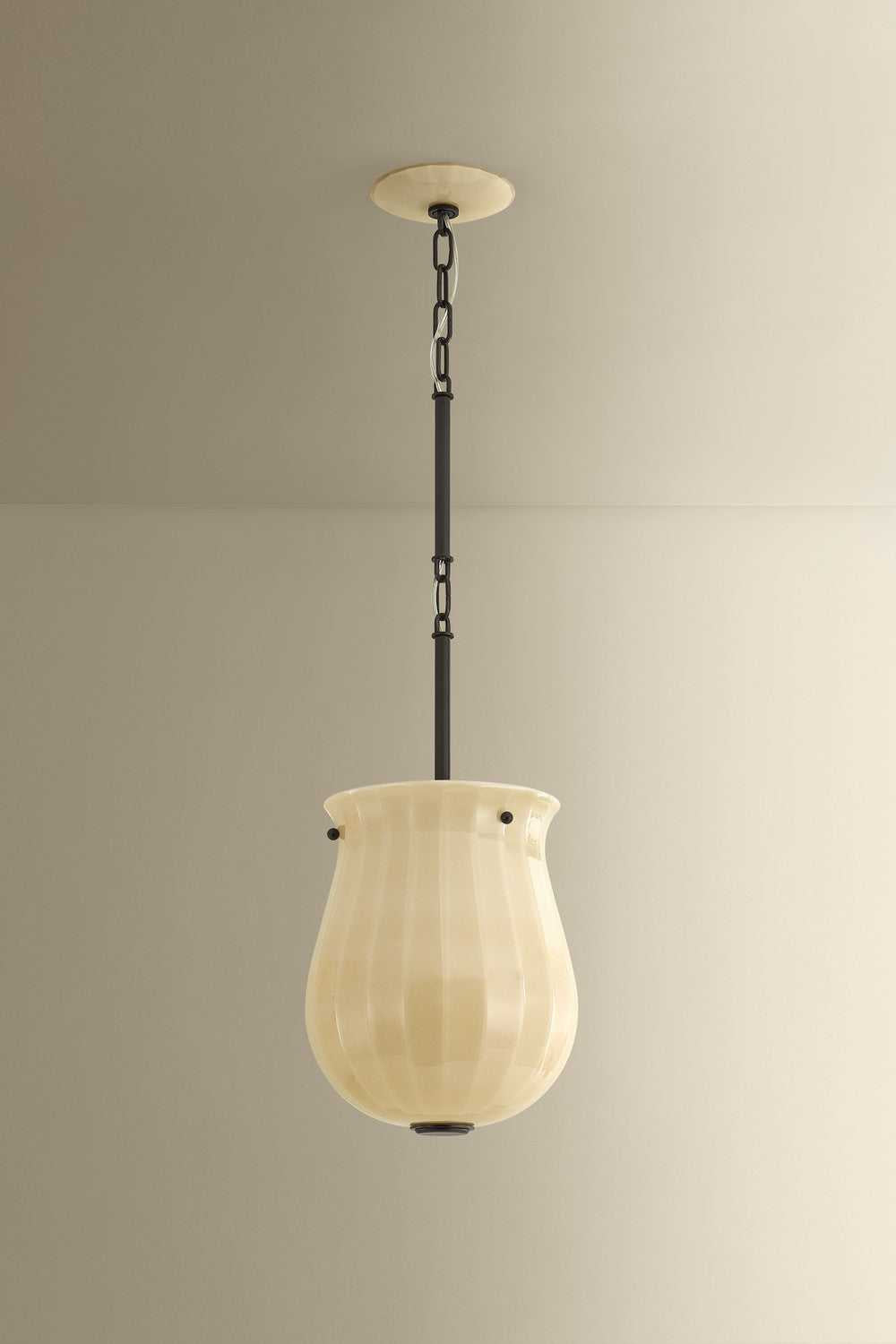 Nevins One Light Pendant in Distressed Bronze Hudson Valley Canada