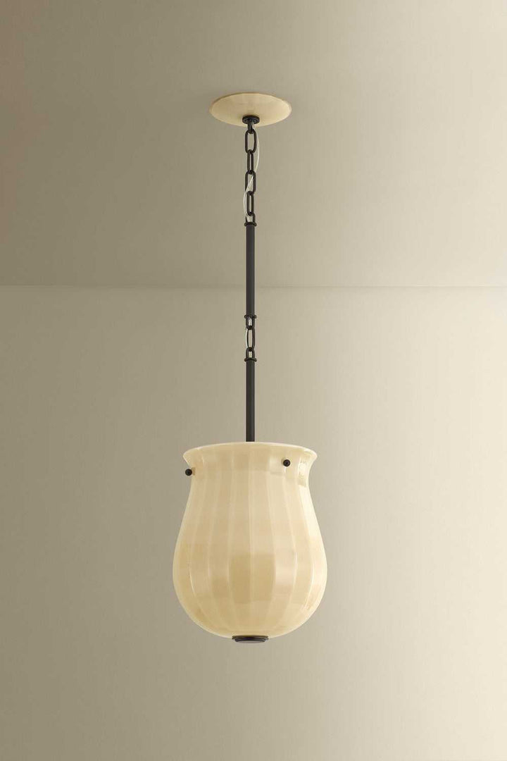 Nevins One Light Pendant in Distressed Bronze Hudson Valley Canada