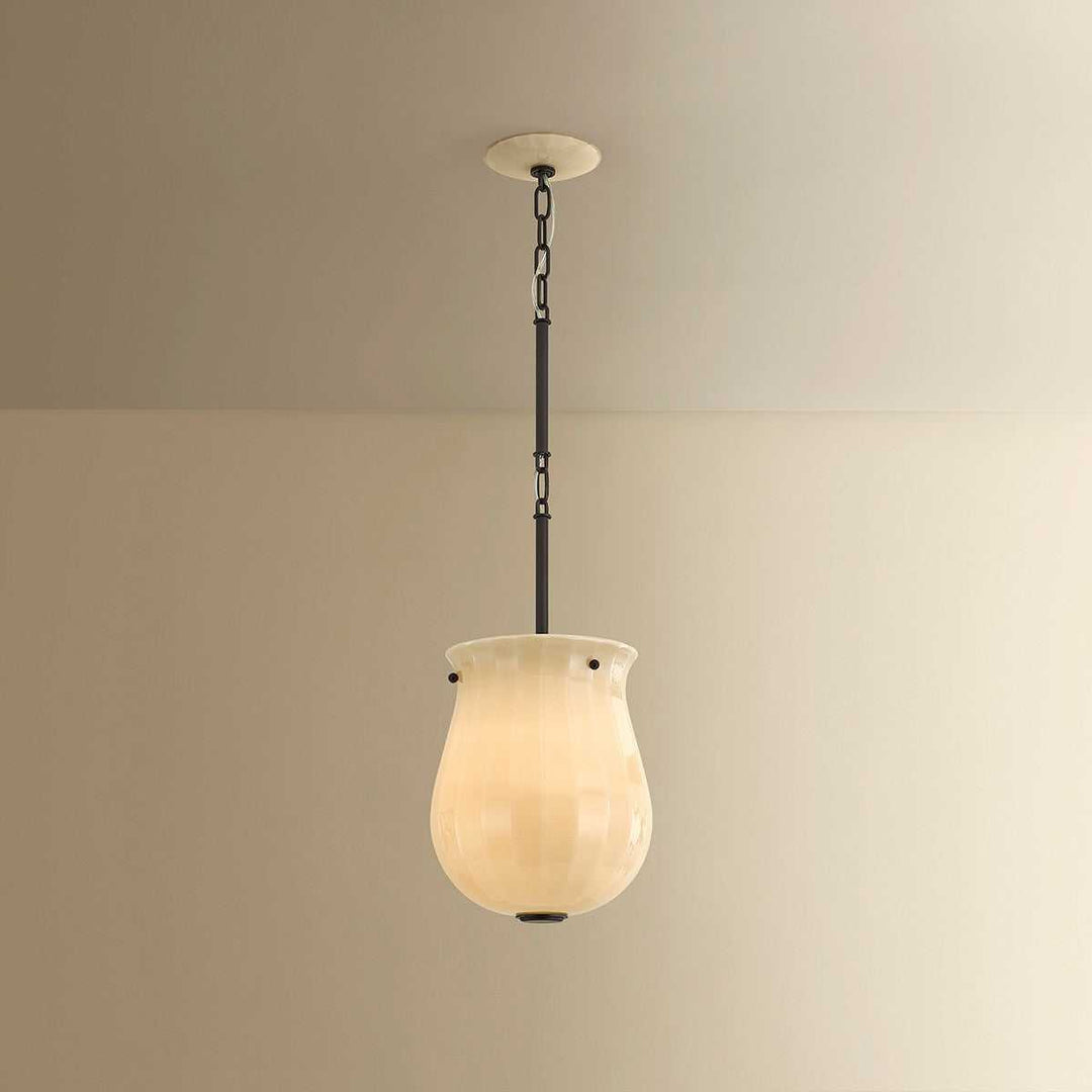 Nevins One Light Pendant in Distressed Bronze Hudson Valley Canada