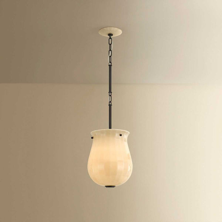 Nevins One Light Pendant in Distressed Bronze Hudson Valley Canada