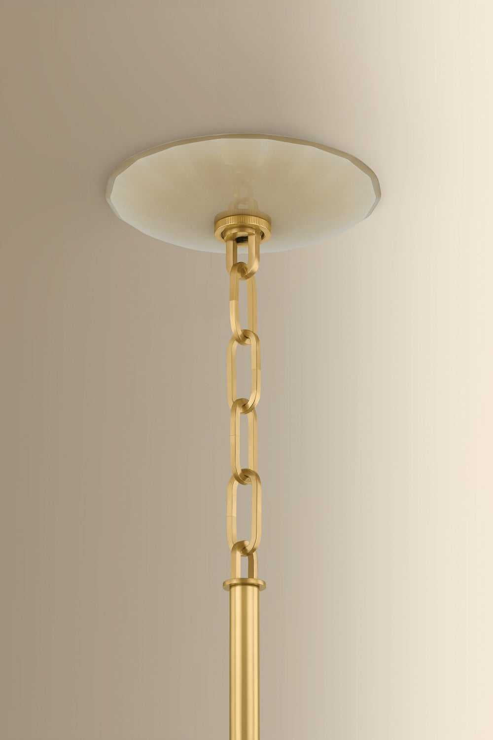 Nevins One Light Pendant in Aged Brass Hudson Valley Canada