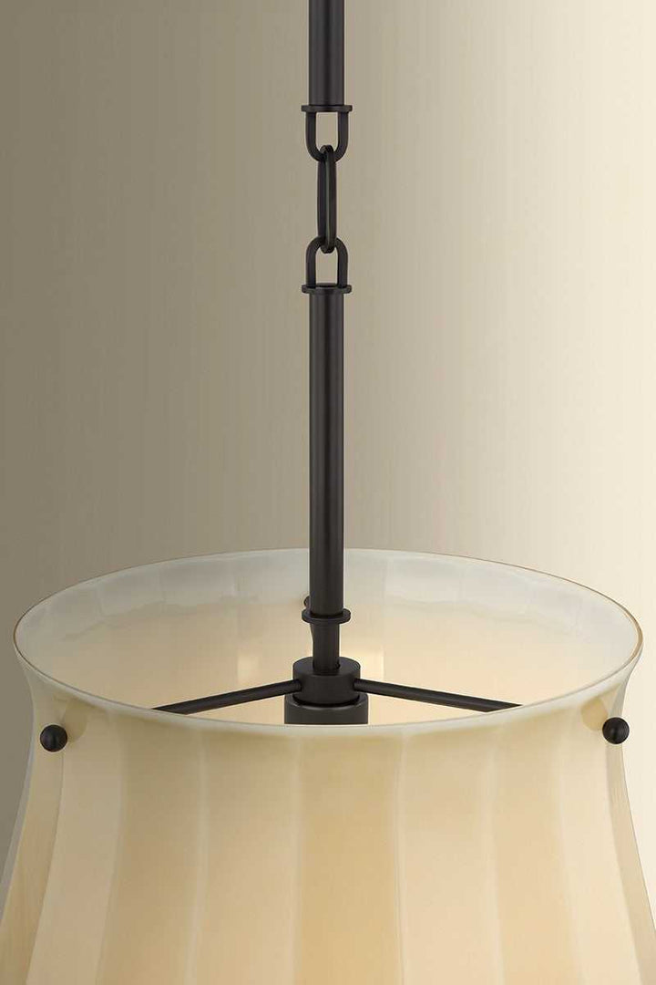 Nevins One Light Pendant in Distressed Bronze Hudson Valley Canada