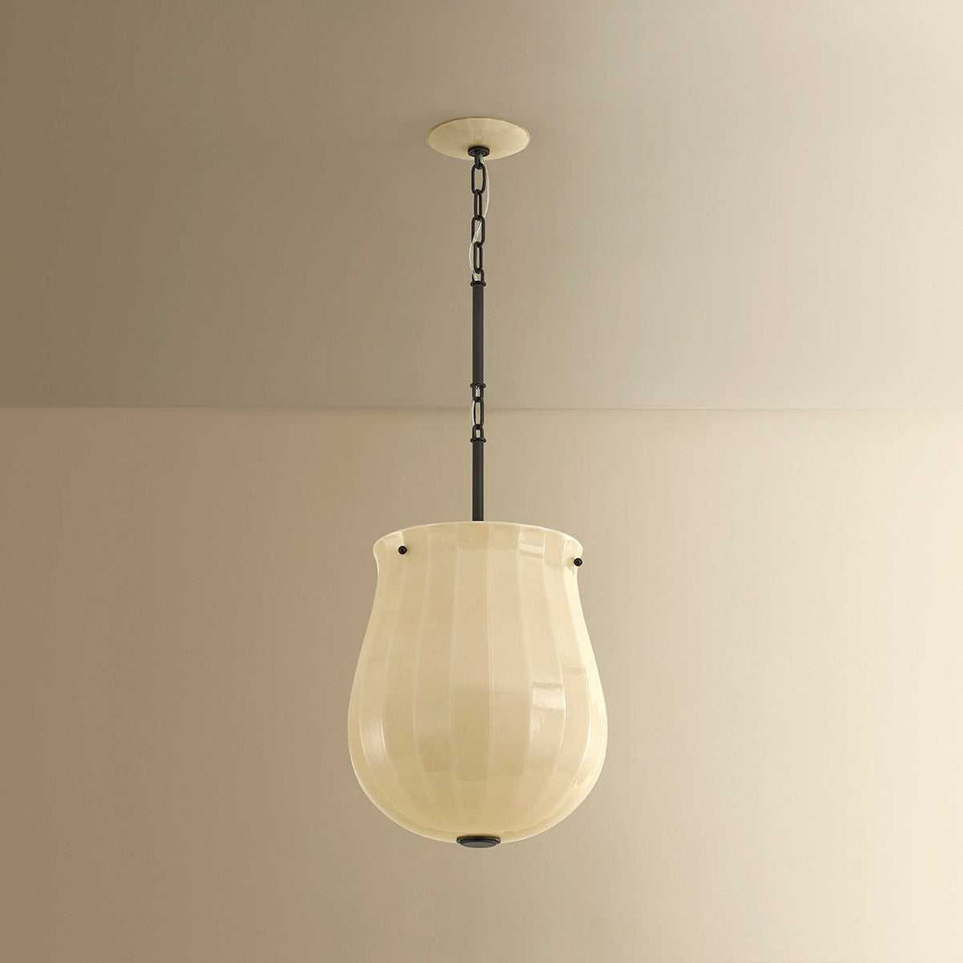 Nevins One Light Pendant in Distressed Bronze Hudson Valley Canada