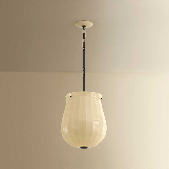 Nevins One Light Pendant in Distressed Bronze Hudson Valley Canada
