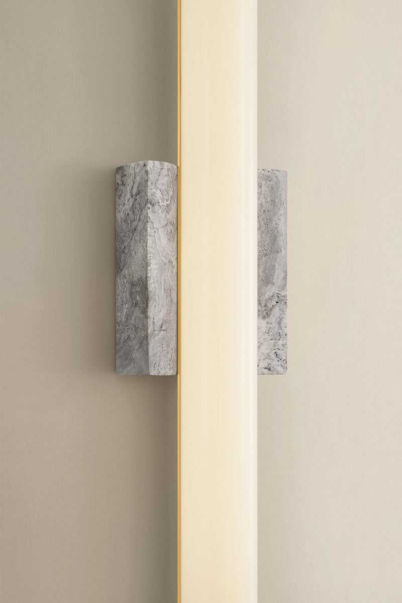 Stony Point LED Wall Sconce in Aged Brass Hudson Valley Canada