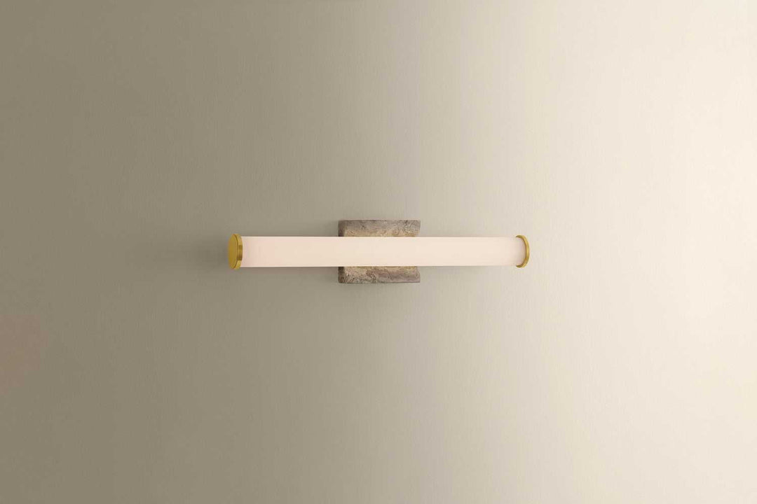 Stony Point LED Wall Sconce in Aged Brass Hudson Valley Canada