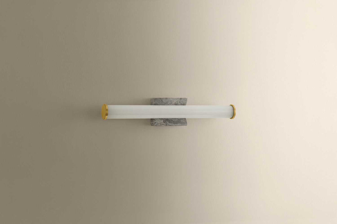 Stony Point LED Wall Sconce in Aged Brass Hudson Valley Canada