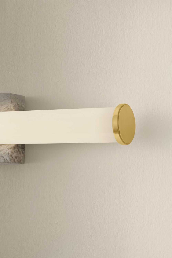 Stony Point LED Wall Sconce in Aged Brass Hudson Valley Canada