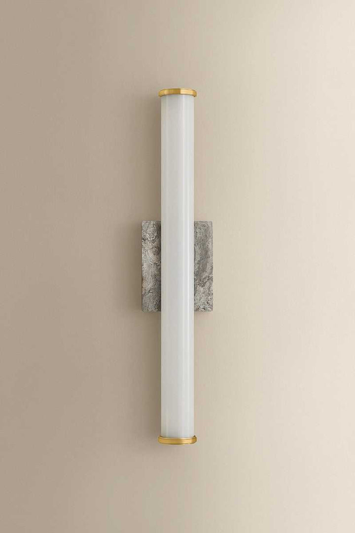 Stony Point LED Wall Sconce in Aged Brass Hudson Valley Canada