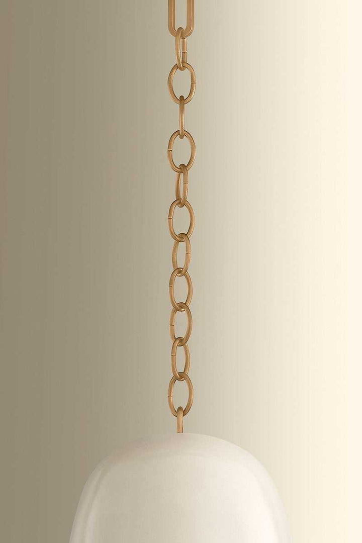 Omi One Light Pendant in Patina Brass Hudson Valley Canada