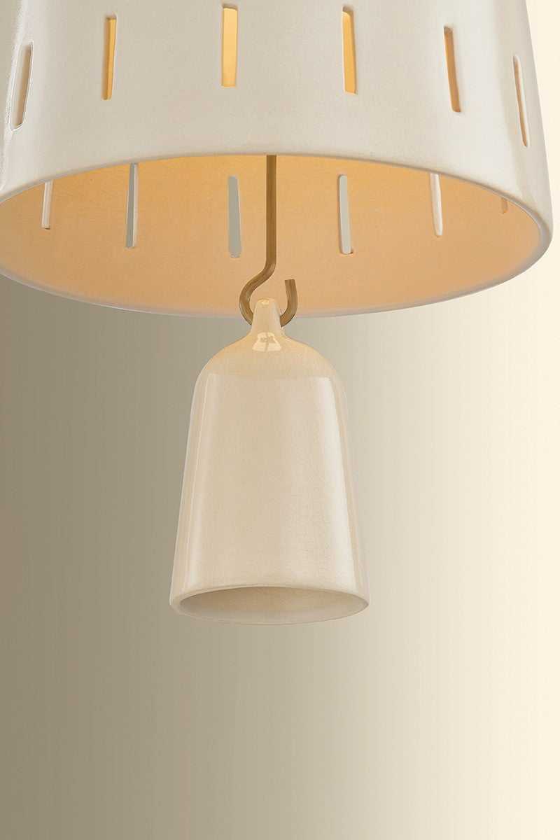 Omi One Light Pendant in Patina Brass Hudson Valley Canada