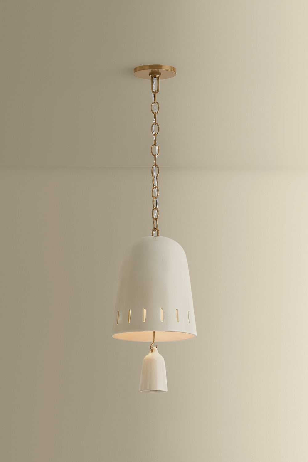 Omi One Light Pendant in Patina Brass Hudson Valley Canada
