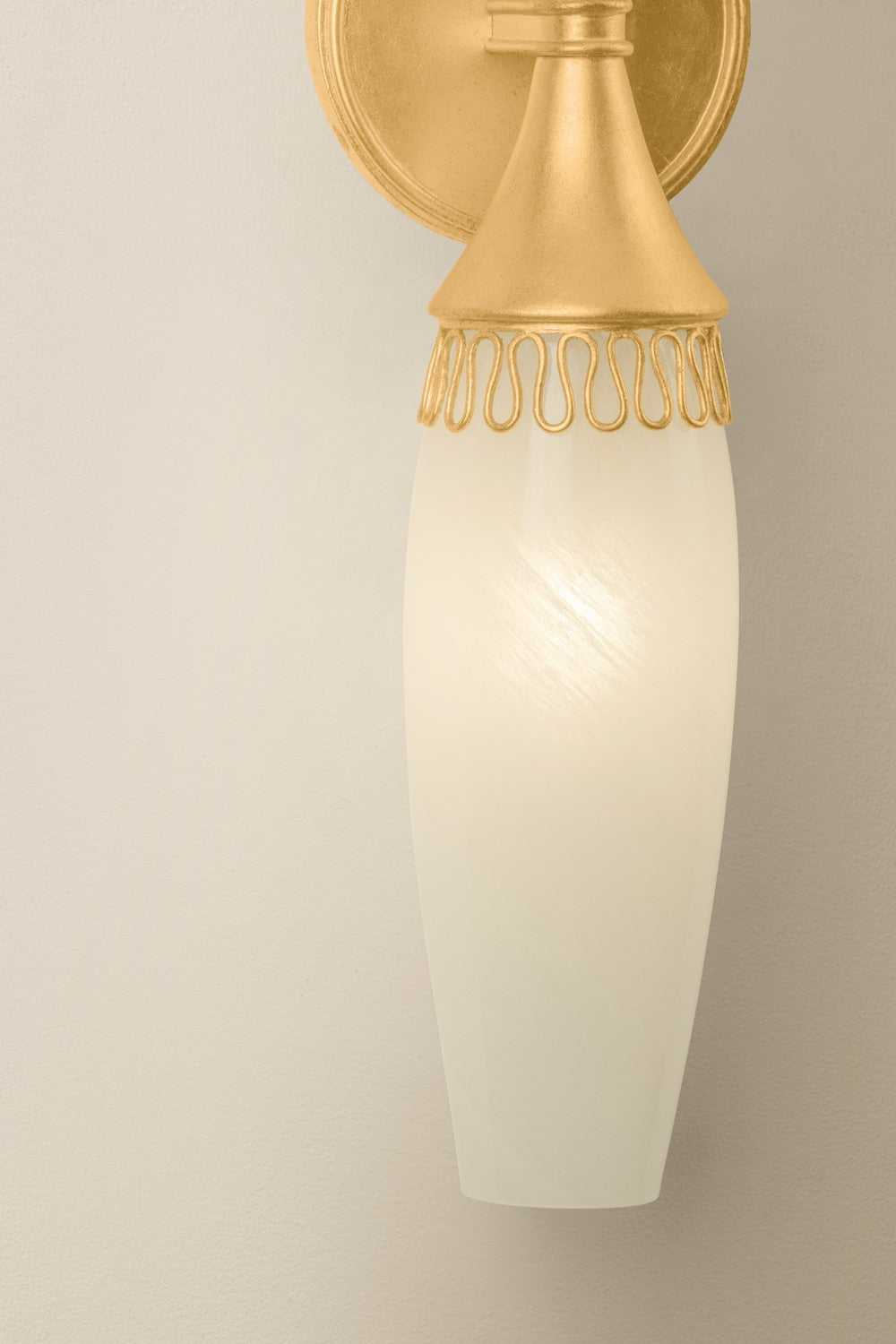 Pennebrook Two Light Wall Sconce in Vintage Gold Leaf Hudson Valley Canada