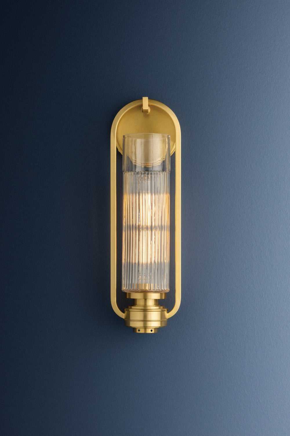 Binnewater One Light Wall Sconce in Aged Brass Hudson Valley Canada