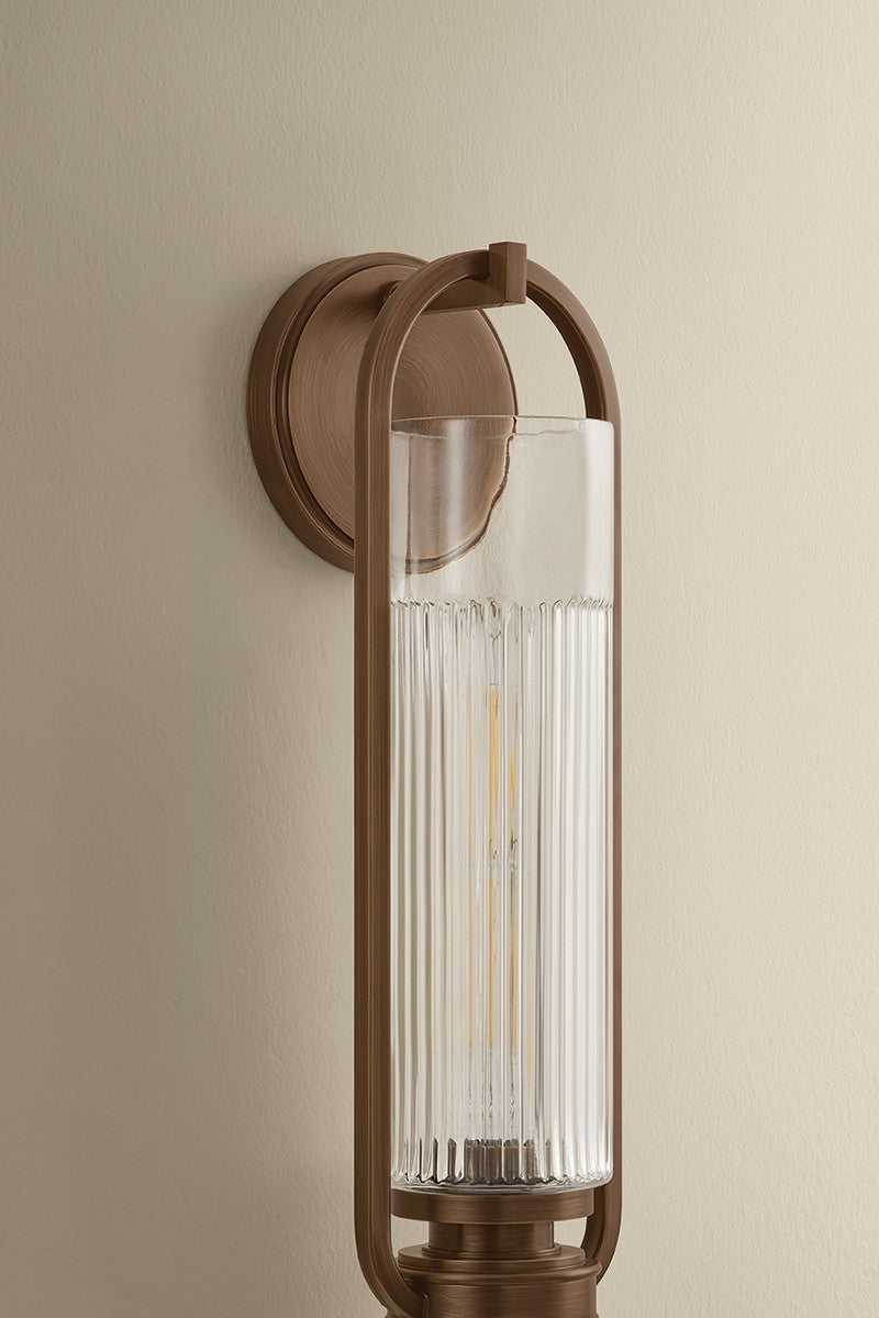 Binnewater One Light Wall Sconce in Historic Bronze Hudson Valley Canada