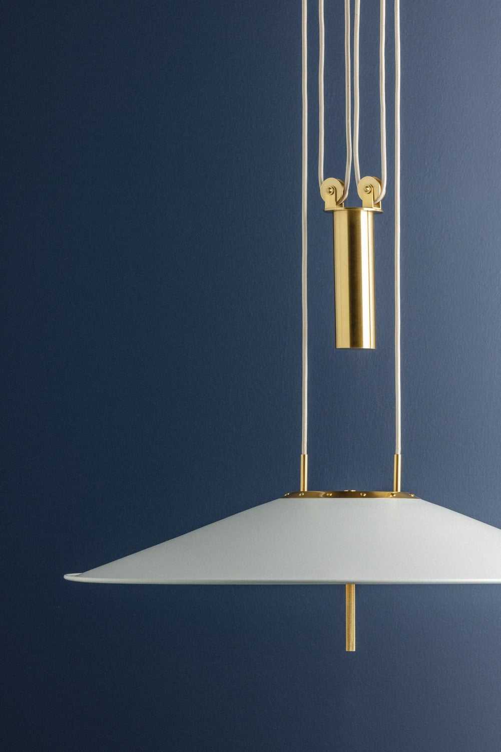 Emmons LED Pendant in Aged Brass Hudson Valley Canada
