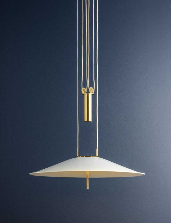 Emmons LED Pendant in Aged Brass Hudson Valley Canada