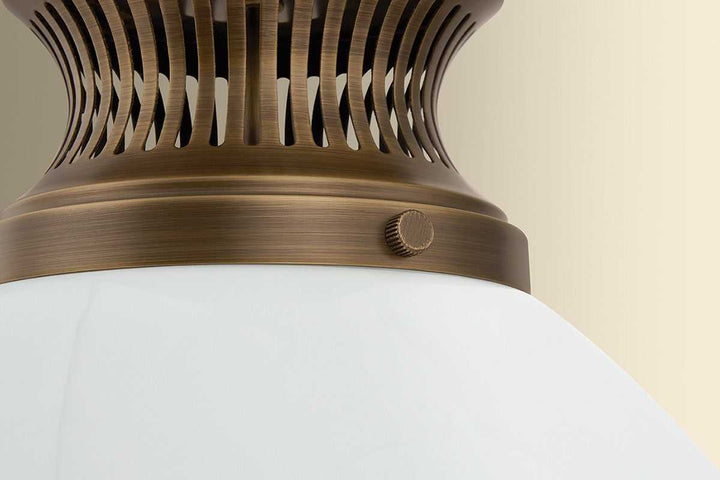 Bruceville One Light Pendant in Historic Bronze Hudson Valley Canada