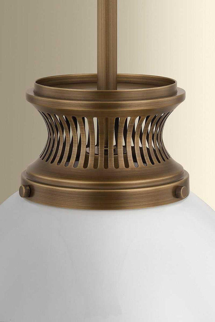 Bruceville One Light Pendant in Historic Bronze Hudson Valley Canada