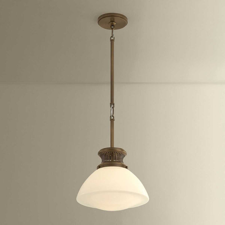 Bruceville One Light Pendant in Historic Bronze Hudson Valley Canada