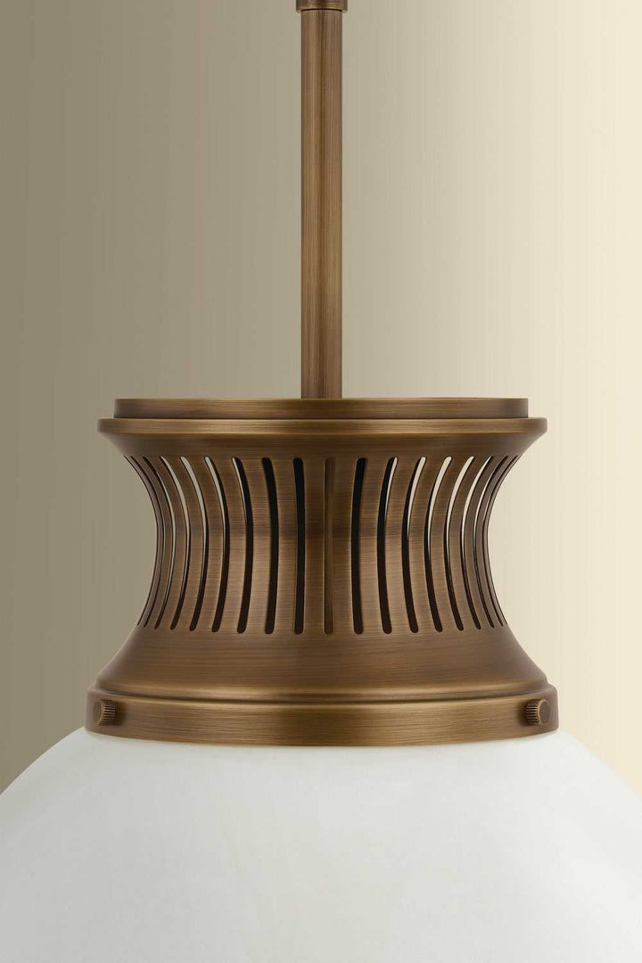 Bruceville One Light Pendant in Historic Bronze Hudson Valley Canada