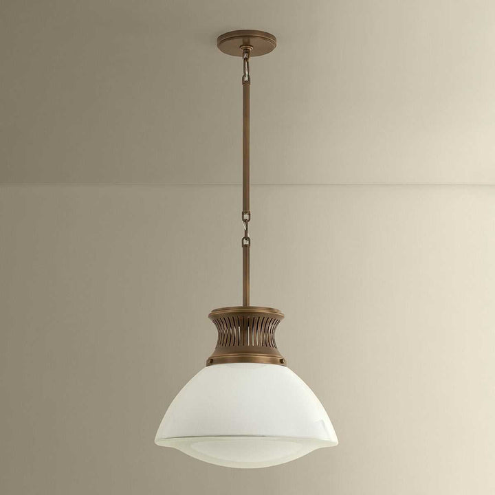 Bruceville One Light Pendant in Historic Bronze Hudson Valley Canada