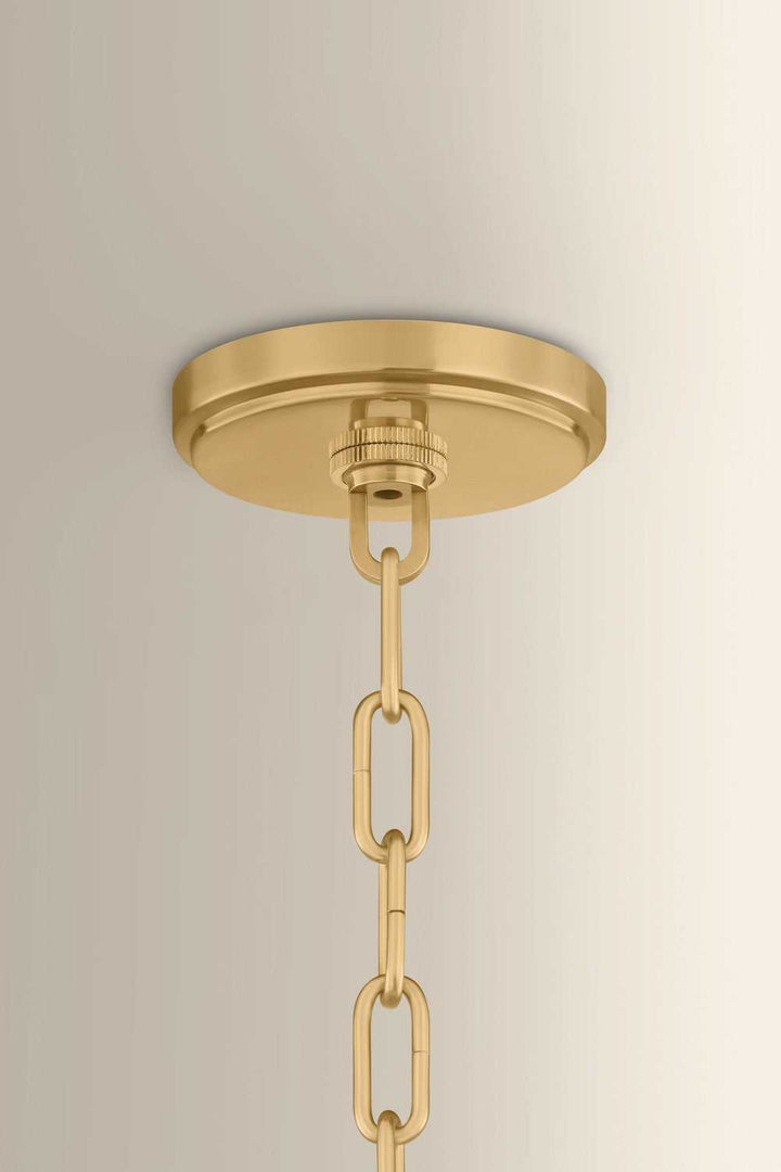 Southfields One Light Pendant in Aged Brass Hudson Valley Canada