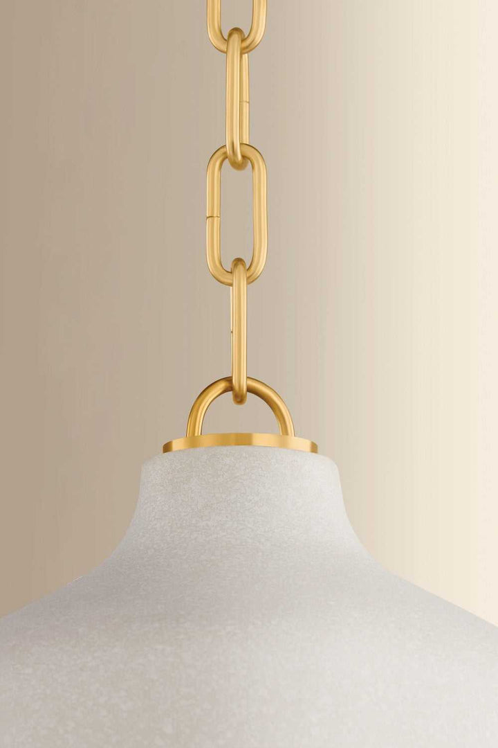 Southfields One Light Pendant in Aged Brass Hudson Valley Canada