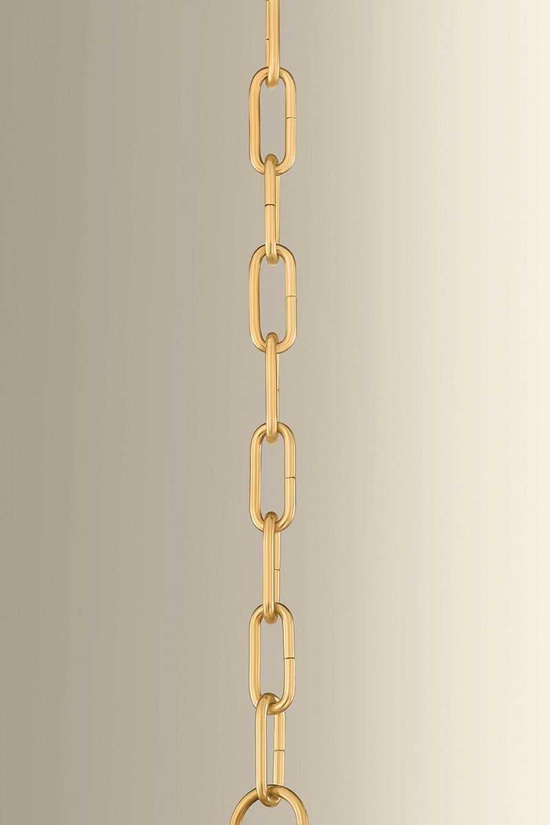 Southfields One Light Pendant in Aged Brass Hudson Valley Canada