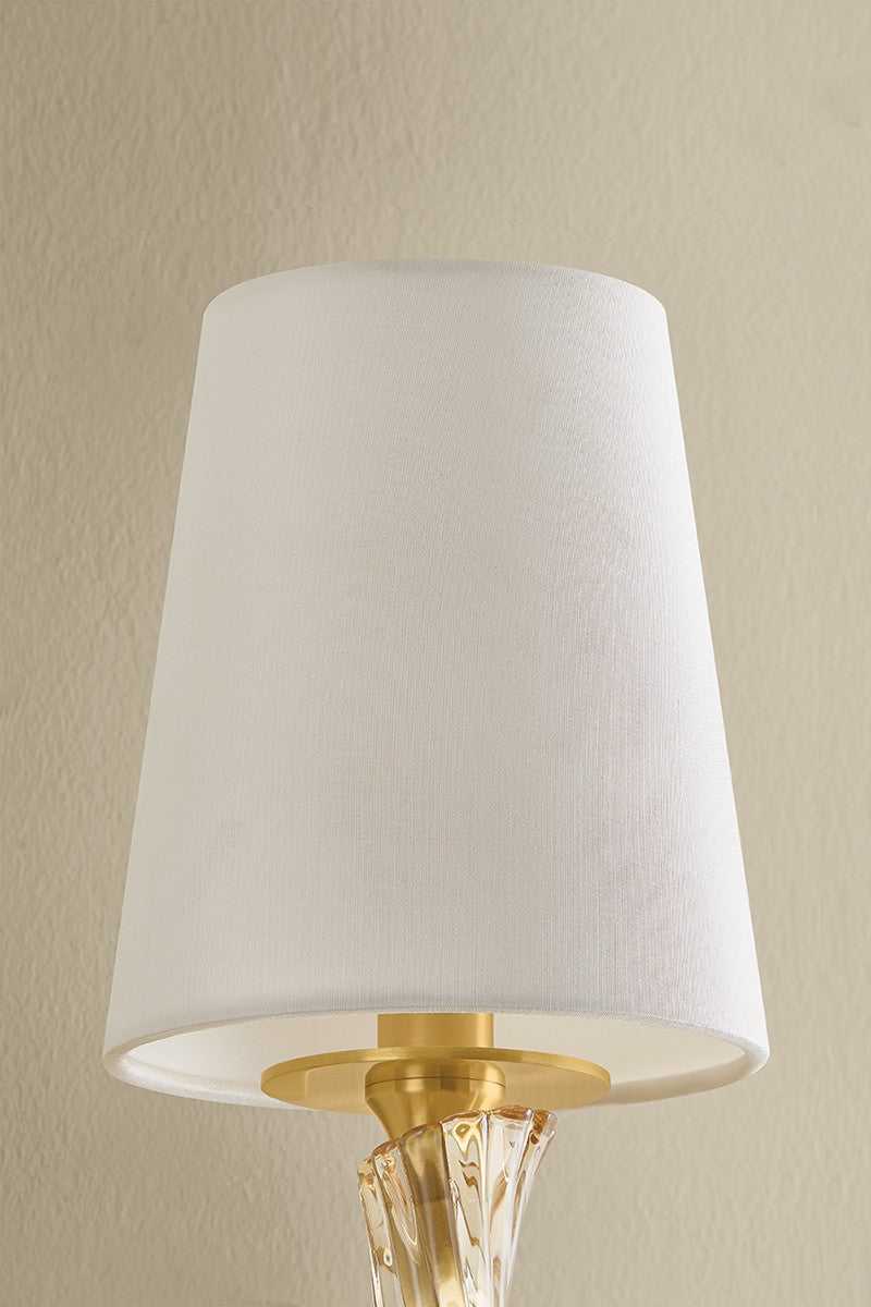 Calumet One Light Wall Sconce in Aged Brass Hudson Valley Canada
