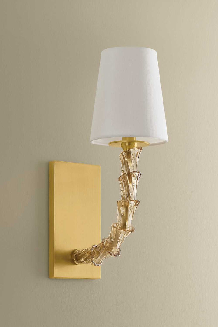 Calumet One Light Wall Sconce in Aged Brass Hudson Valley Canada