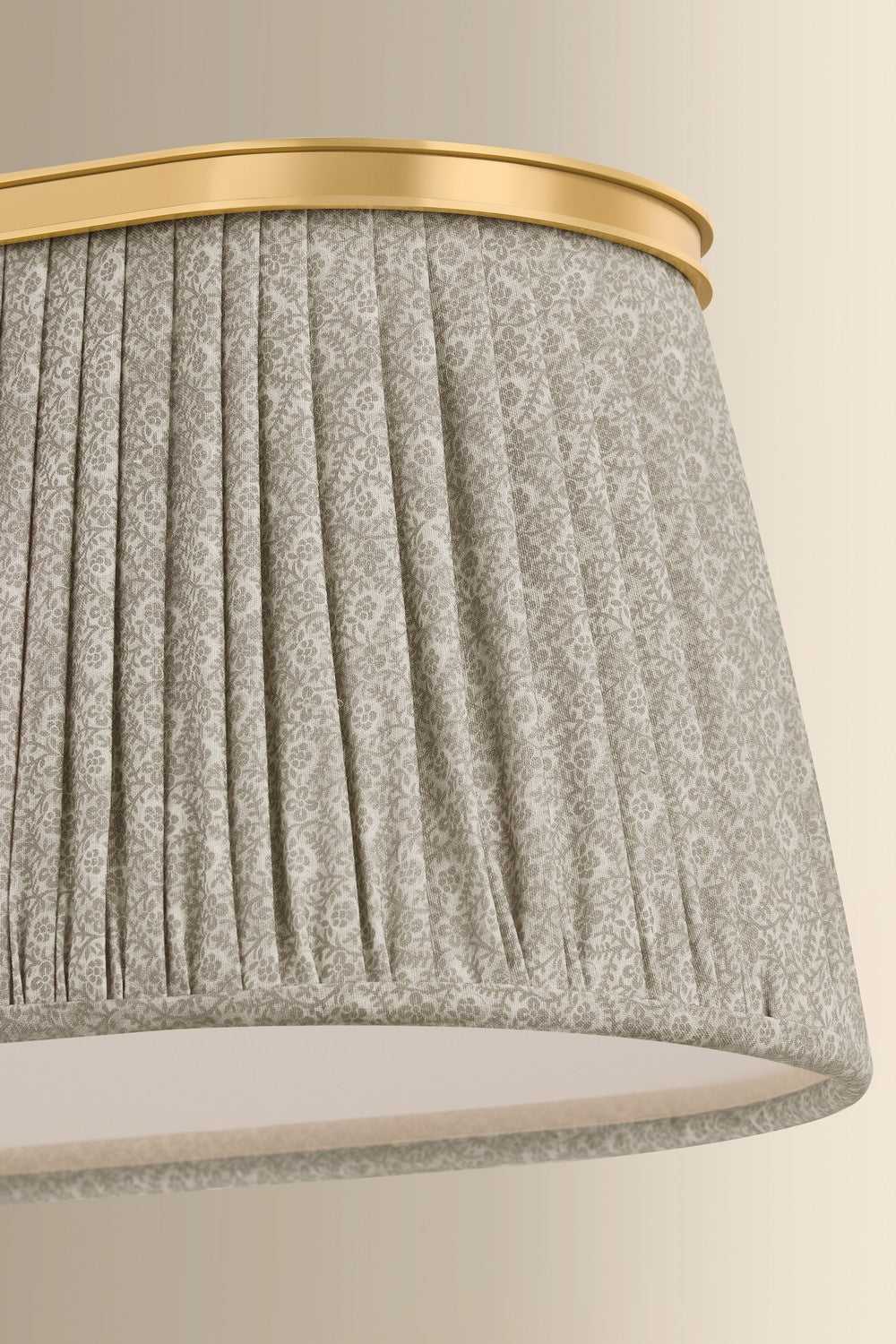 Valeria Three Light Linear in Aged Brass Hudson Valley Canada