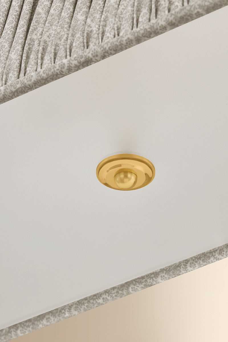 Valeria Three Light Linear in Aged Brass Hudson Valley Canada