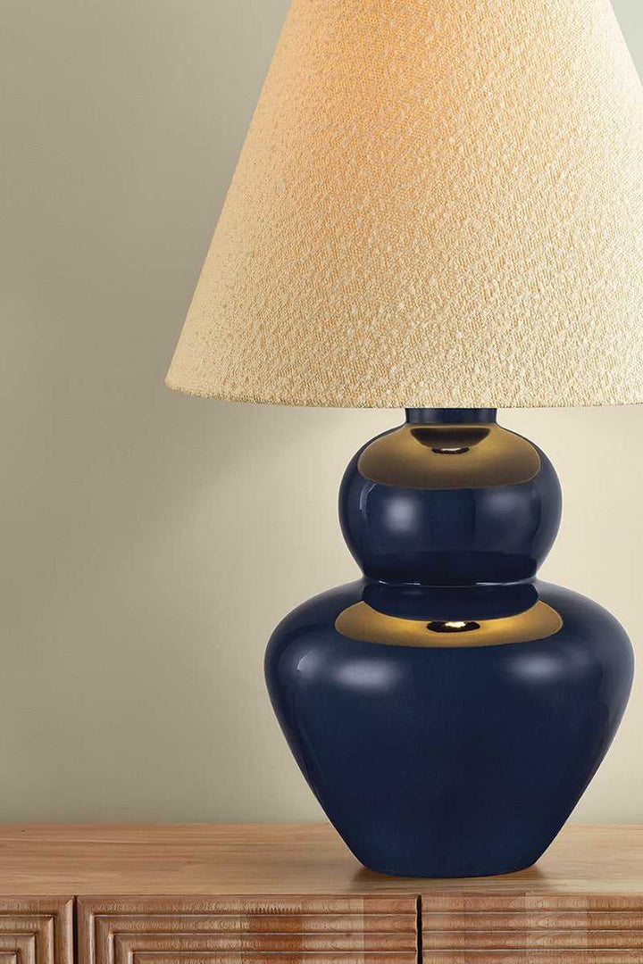 Dumont One Light Table Lamp in Aged Brass Hudson Valley Canada