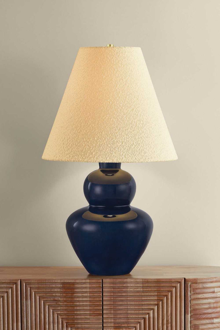 Dumont One Light Table Lamp in Aged Brass Hudson Valley Canada