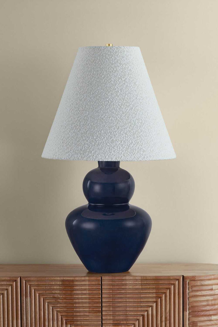 Dumont One Light Table Lamp in Aged Brass Hudson Valley Canada