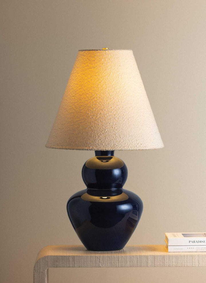 Dumont One Light Table Lamp in Aged Brass Hudson Valley Canada