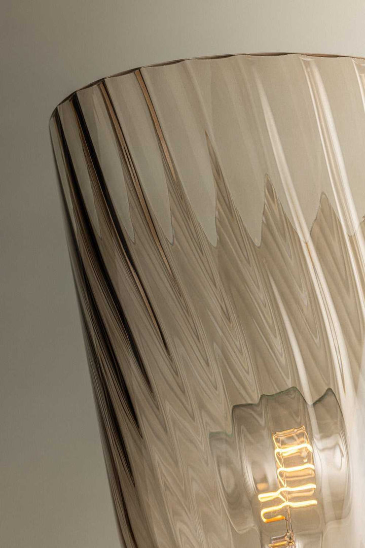 Bleecker One Light Floor Lamp in Aged Brass Hudson Valley Canada